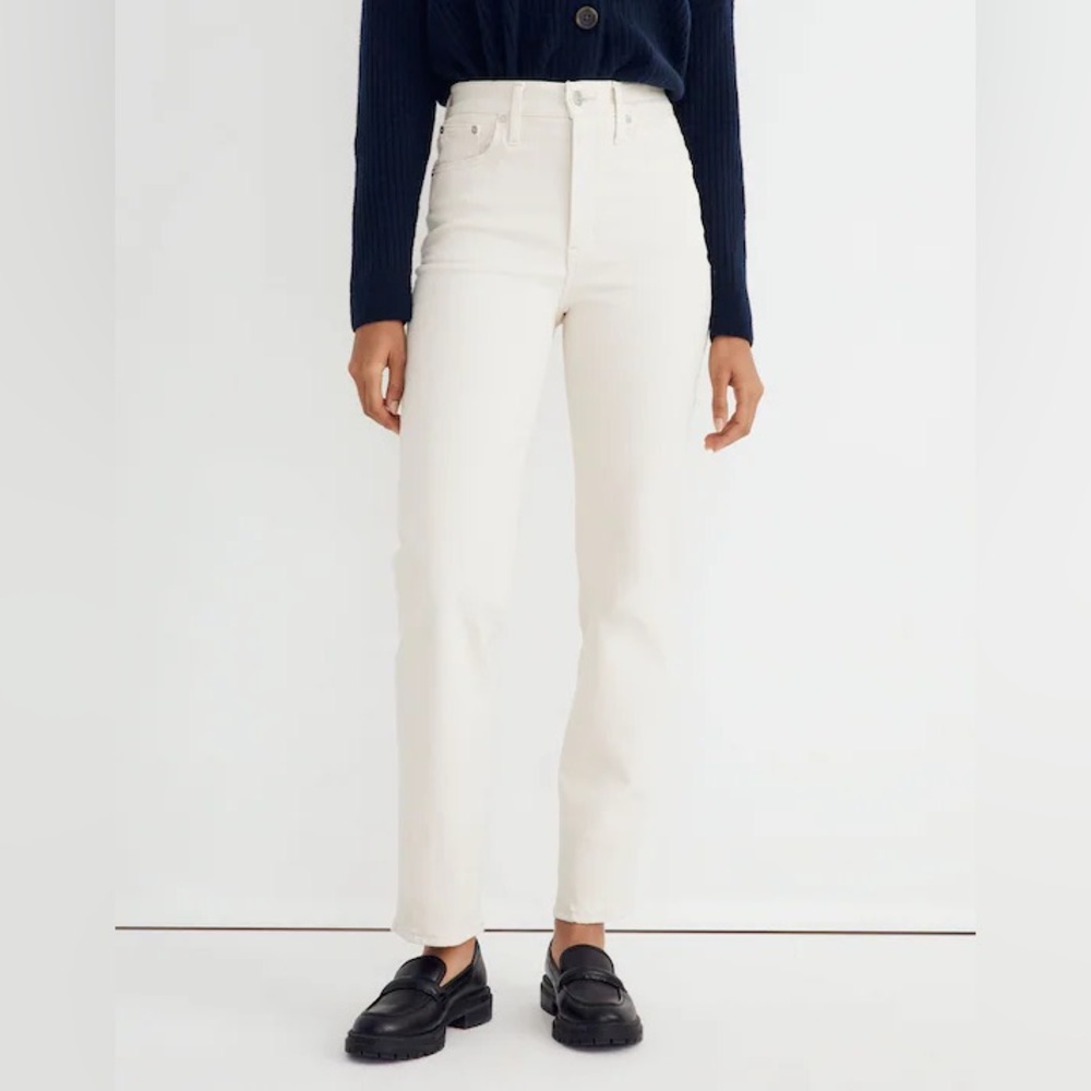 Madewell The Perfect Vintage Straight Jean in Vintage Canvas Wash - Size 27